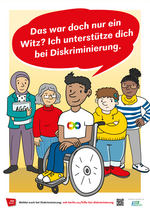Poster des Netzwerks Antidiskriminierung 4