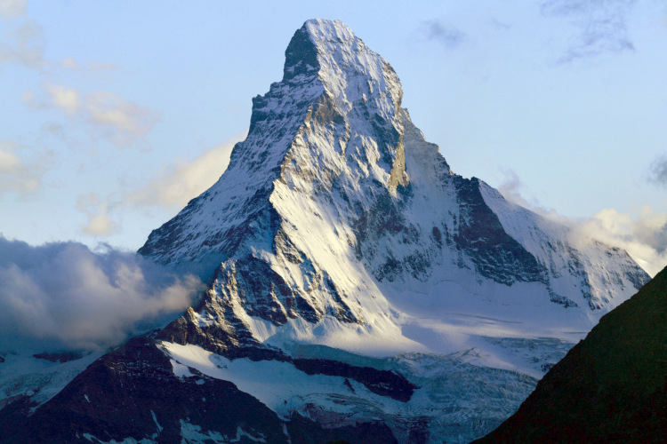 Das Foto zeigt den Berg "Matterhorn" - im Sinne des Matterhorn-Protokolls für Barrierefreie PDF-Dokumente