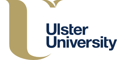 Blau-beiges Logo der Ulster University