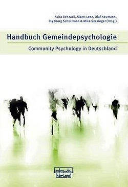 Das Bild zeigt den Deckel des Handbuchs Gemeindepsychologie