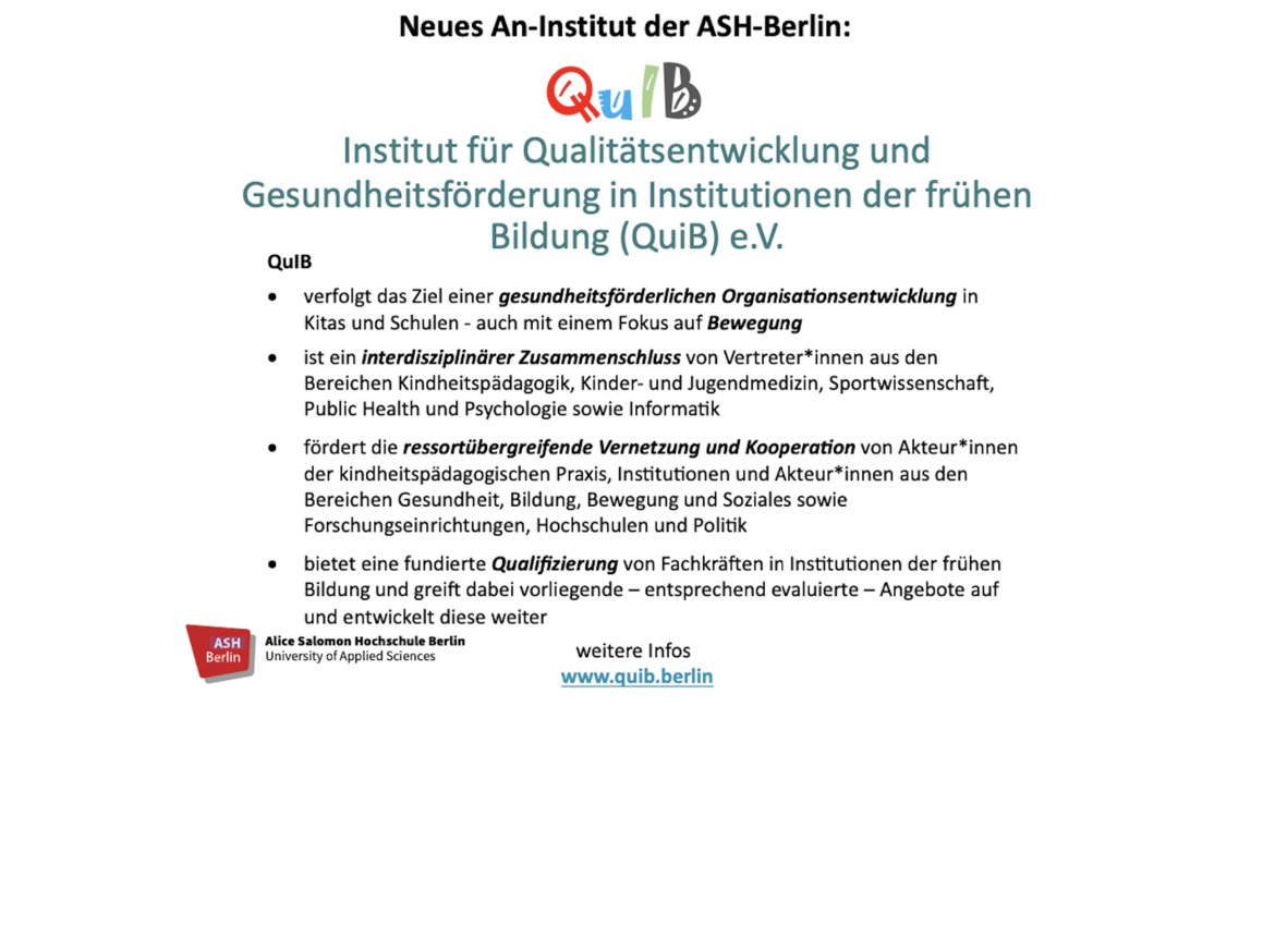 Neues An-Institut der ASH-Berlin