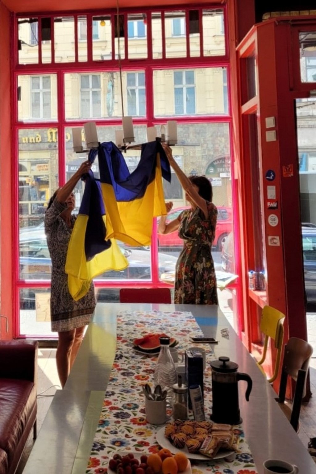 Berliner Treff am Moritzplatz für geflüchtete Familien aus der Ukraine in Berlin