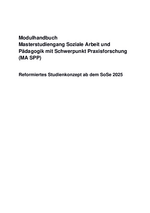 [Neu] Modulhandbuch Master PSP/SPP ab SoSe 2025