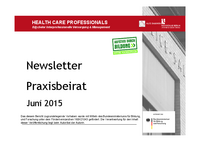 Newsletter Praxisbeirat Förderphase 1