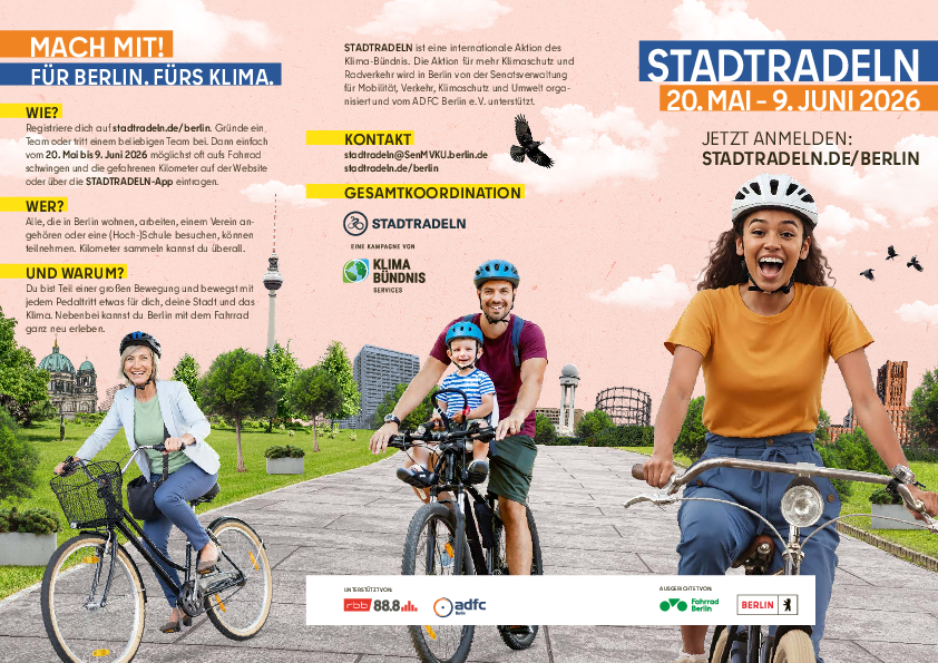 Stadtradeln 26 Flyer