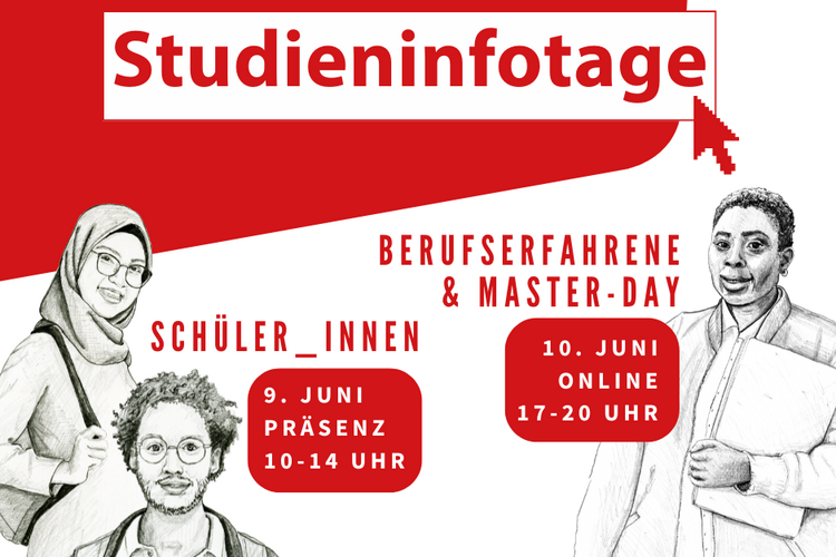 Banner Einladung Studieninfotage am 9. und 10. Juni 2026
