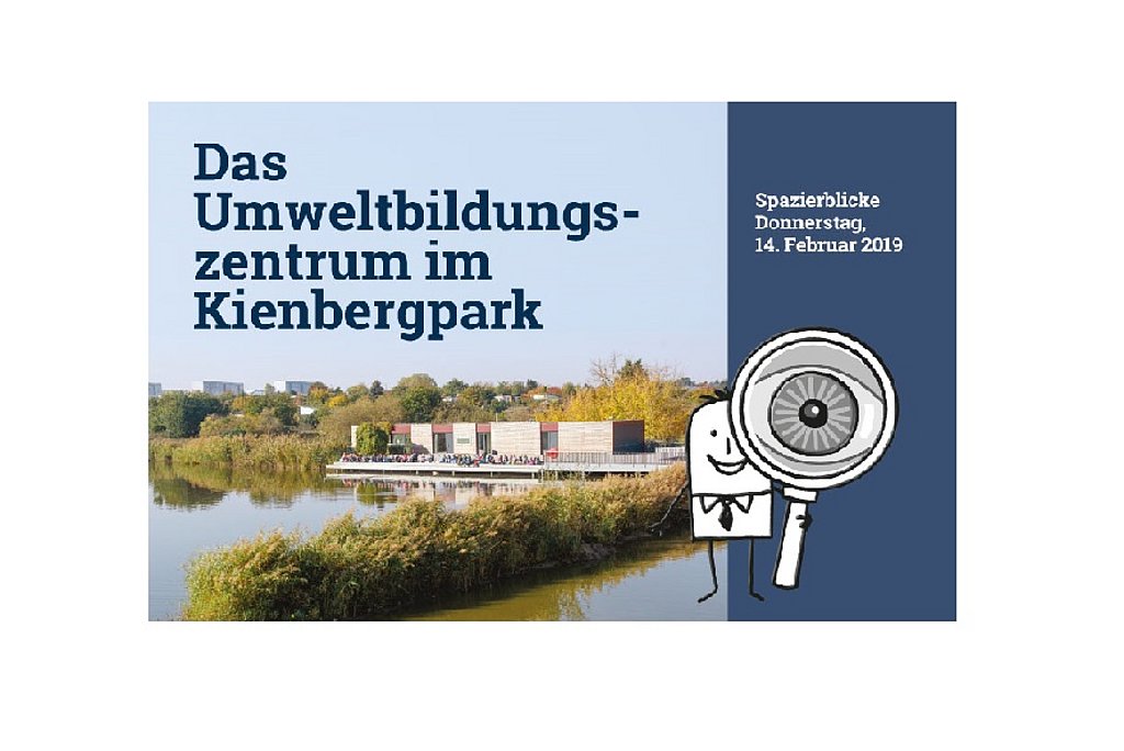 Flyer zur Veranstaltungsreihe "Spazierblicke"