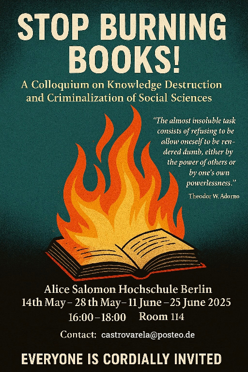 Colloquium "Stop Burning Books!"