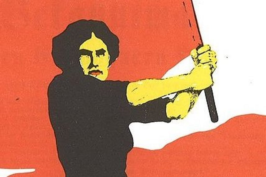 Illustration Frauentag 1914 - Heraus mit dem Frauenwahlrecht