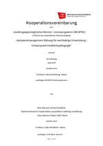 Vorlage Kooperationsvereinbarung MENPRO