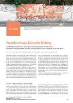 Praxisforschung: Kulturelle Bildung