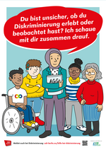 Poster des Netzwerks Antidiskriminierung 2