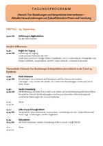 Tagungsprogramm (Stand 03.08.2021)