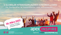 Flyer Globaler Interdisziplinärer Kongress + Expo für Fachkräfte im Gesundheits und Sozialwesen