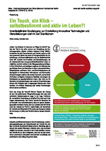 Ein Touch ein Klick - selbstbestimmt und aktiv im Leben