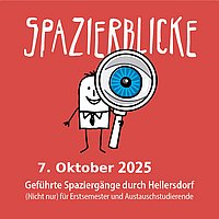 Einladung zu den Spazierblicken (nicht nur) für Erstsemester am 7. Oktober
