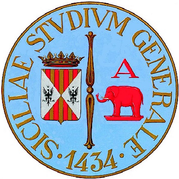 Das Logo der Universität Catania.