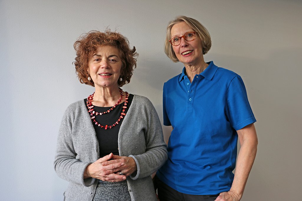 Foto von Professorin Heidi Höppner und Doktorin Eva Maria Beck