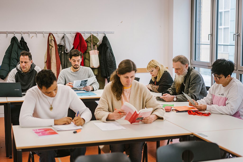 Studierende in Seminarraum