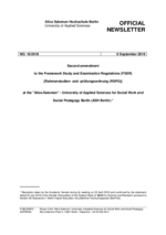 ASH Berlin Study and Examination Regulations in English