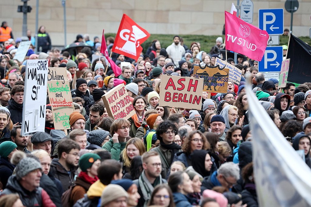 People at a demonstration