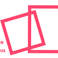Grafik mit roten Elementen vor weißem Hintergrund. Rechts oben das Logo von "Wissenschaft gegen Faschismus", links unten in Großbuchstaben "ASH Berlin gegen Faschismus", daneben zwei ineinander verschränkte Quadrate