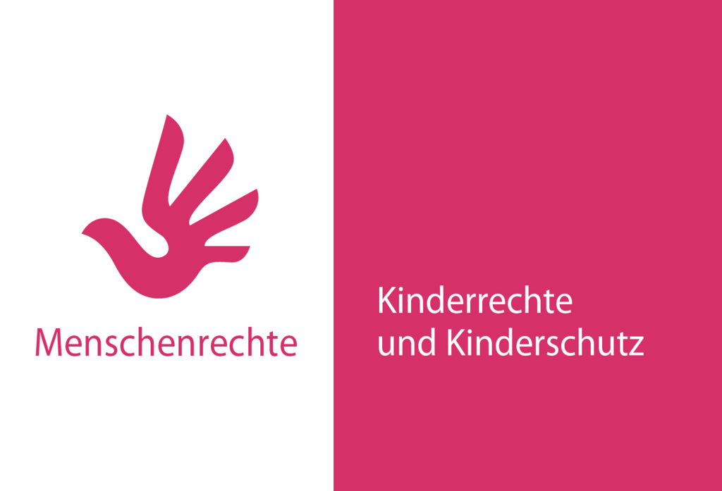 Grafik mit der Aufschrift Kinderrechte und Kinderschutz