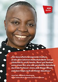 Sah Profilbild der ASH Absolventin Frau Sah die im Bachelor Management und Versorgung im Gesundheitswesen studierte