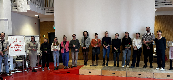 Neue Studierendengruppe mit Prof. Dr. Regina Rätz 
