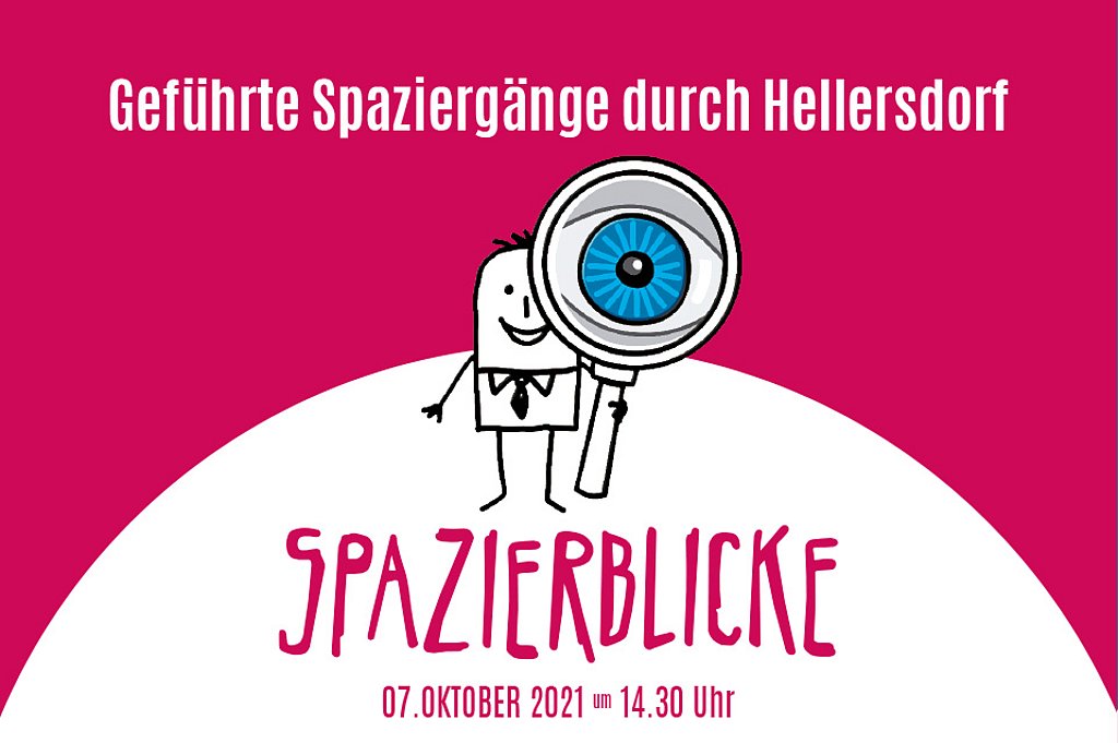 Plakat zum Spazierblick am 7.10.2021