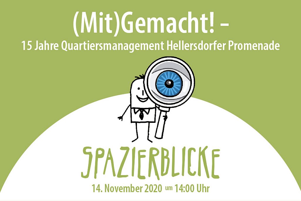 Plakat der Spazierblicke