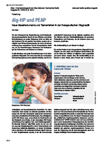 dig-HP und PEAP. Neue Messinstrumente und Testverfahren in der therapeutischen Diagnostik