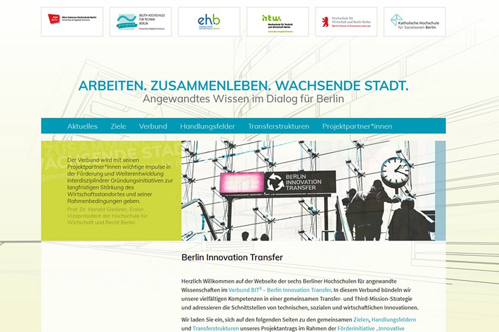 Startseite der Homepage www.bit6.de