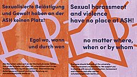 Informationsmaterial zum Umgang mit sexualisierter Diskriminierung und Gewalt