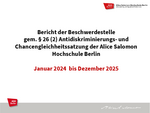 Bericht der Beschwerdestelle 2024/25