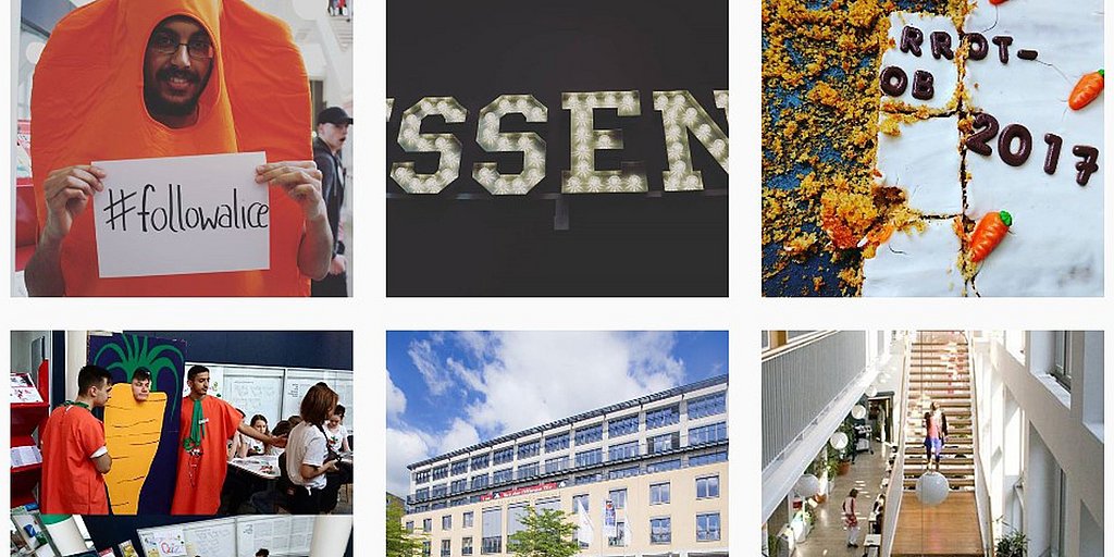 Dieses Bild zeigt einen Screenshot des Instagram-Accounts der ASH Berlin. 
