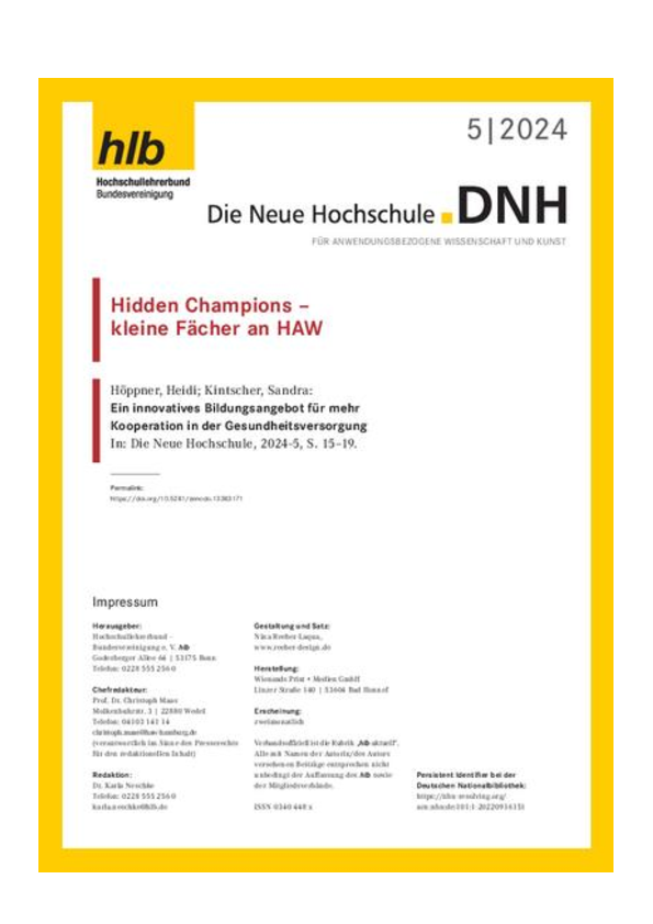 Hidden Champions – kleine Fächer an HAW.