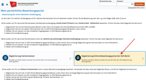 2. Schritt Regstrierung