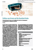 Einfluss von Armut auf die Krankheit Krebs
