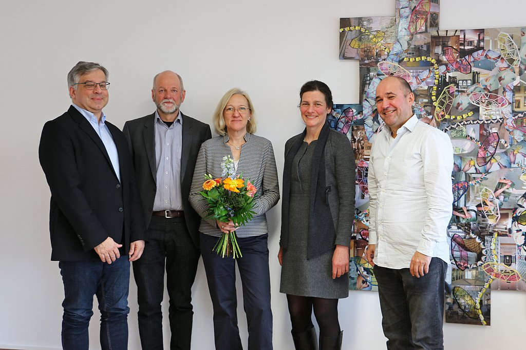 Die Hochschulleitung bedankt sich bei Iris Nentwig Gesemann