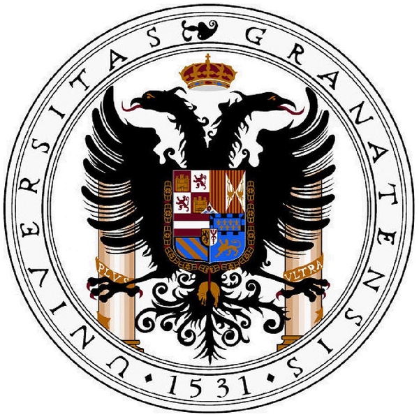 Das Logo der Escudo de la Universidad de Granada.