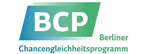 Logo Berliner Programm zur Förderung der Chancengleichheit für Frauen in Forschung und Lehre (BCP)