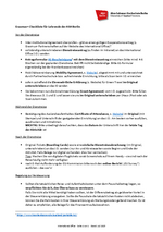 Checkliste für Erasmus+ Lehrenden-Mobilität