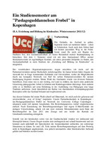 "Pædagoguddannelsen Frøbel" (UCC), Kopenhagen