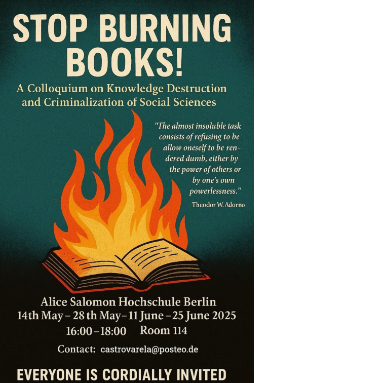 Colloquium Stop Burning Books