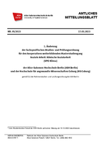 Fachspezifische Studien- und Prüfungsordnung ab Klinsa 22