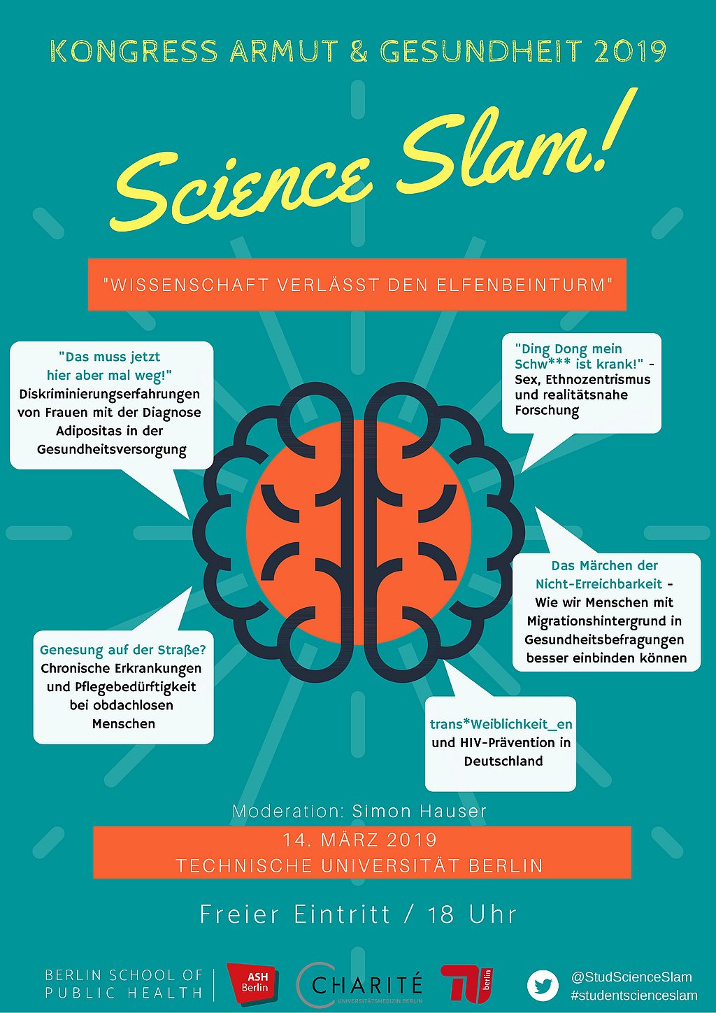 Poster des Science Slams