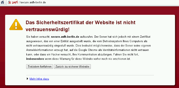 ssl-warnung